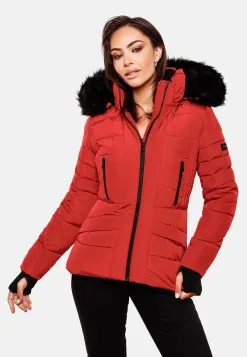 Navahoo Winterjassen Winterjas Adele Dames Rood -Tussen Trend Verkoopwinkel 02526e2dae4204ca4224cd932cca5b23