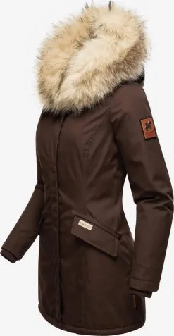Navahoo Parkas Winterparka Cristal Dames Bruin -Tussen Trend Verkoopwinkel 0416d97b519e5cd220656b98f67fd3d2