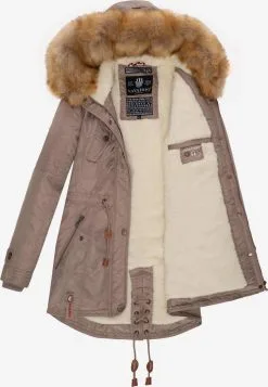 Navahoo Parkas Winterparka La Viva Dames Greige -Tussen Trend Verkoopwinkel 054a6d74021ee4d3ad6b32f206b80ee0
