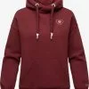 Navahoo Hoodies Sweatshirt Goldfee Dames Bordeaux