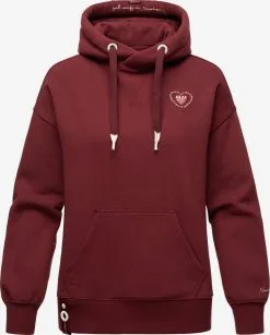 Navahoo Hoodies Sweatshirt Goldfee Dames Bordeaux