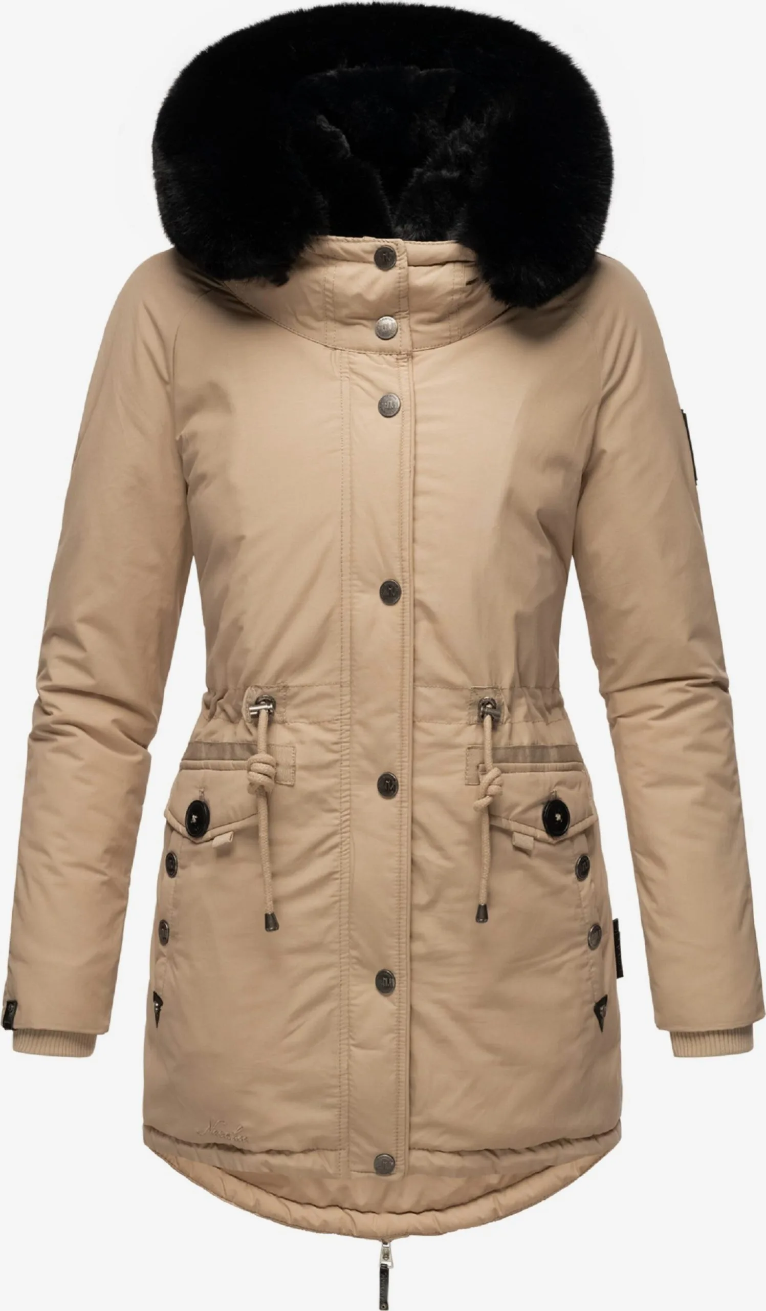 Navahoo Parkas Winterparka Sweety Deluxe Dames Taupe 4 Navahoo Parkas Winterparka Sweety Deluxe Dames Taupe - Afbeelding 4