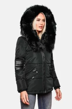Navahoo Winterjassen Winterjas Nirvana Dames Zwart -Tussen Trend Verkoopwinkel 090d7e1513ccec181a24dfcda74d8cf5