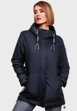 Navahoo Winterjassen Winterjas Lindraa Dames Donkerblauw -Tussen Trend Verkoopwinkel 105ee5cd283ae4526c3d8ae812678952