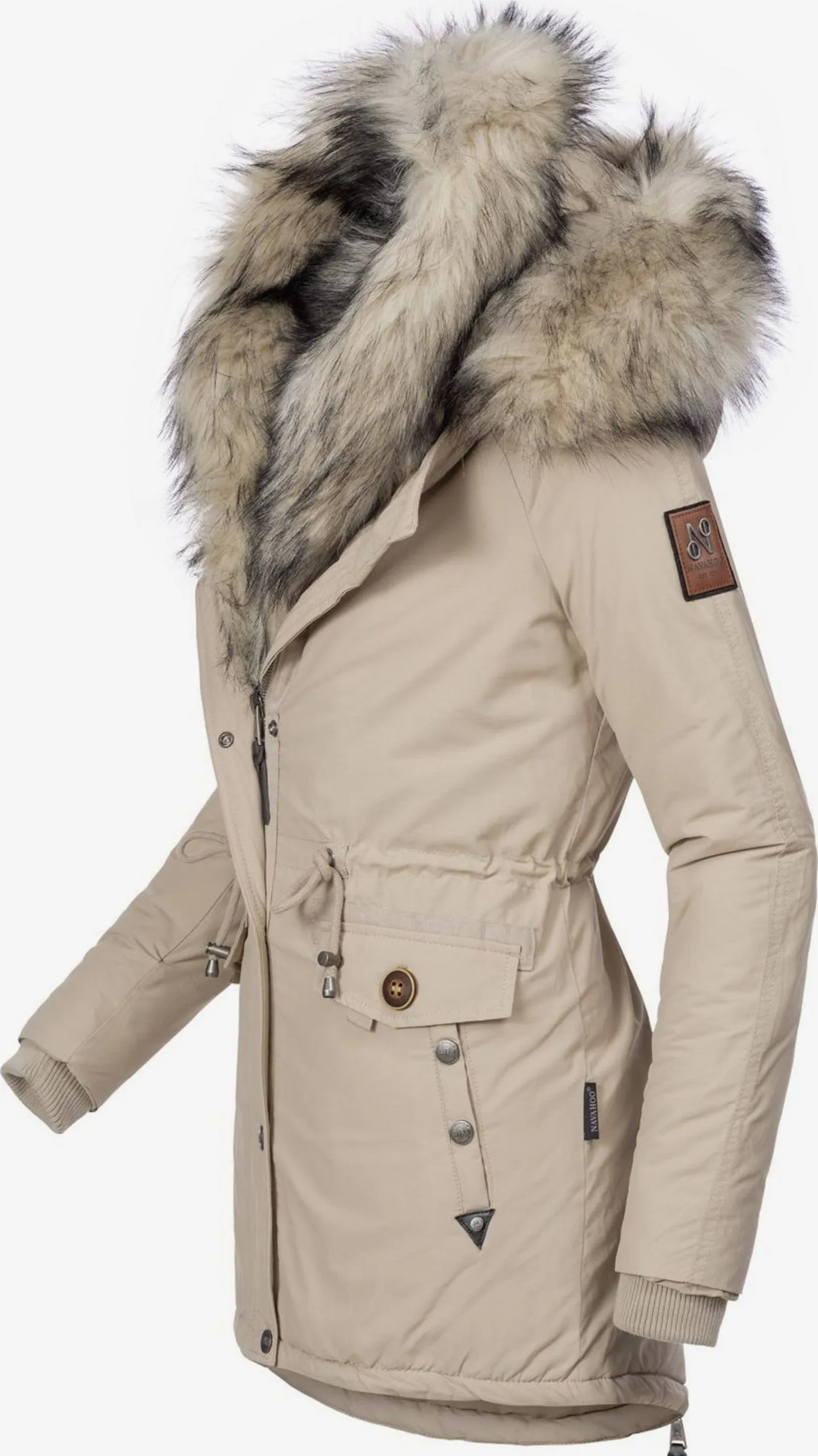 Navahoo Parkas Winterparka Sweety Dames Beige 3 Navahoo Parkas Winterparka Sweety Dames Beige - Afbeelding 3