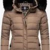 Navahoo Winterjassen Winterjas Miamor Dames Taupe