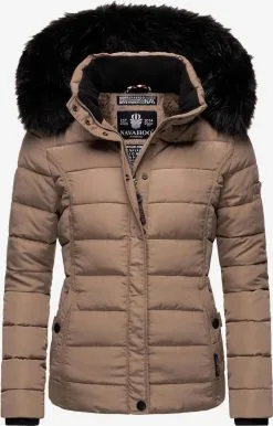 Navahoo Winterjassen Winterjas Miamor Dames Taupe