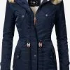 Navahoo Parkas Winterparka La Viva Dames Donkerblauw