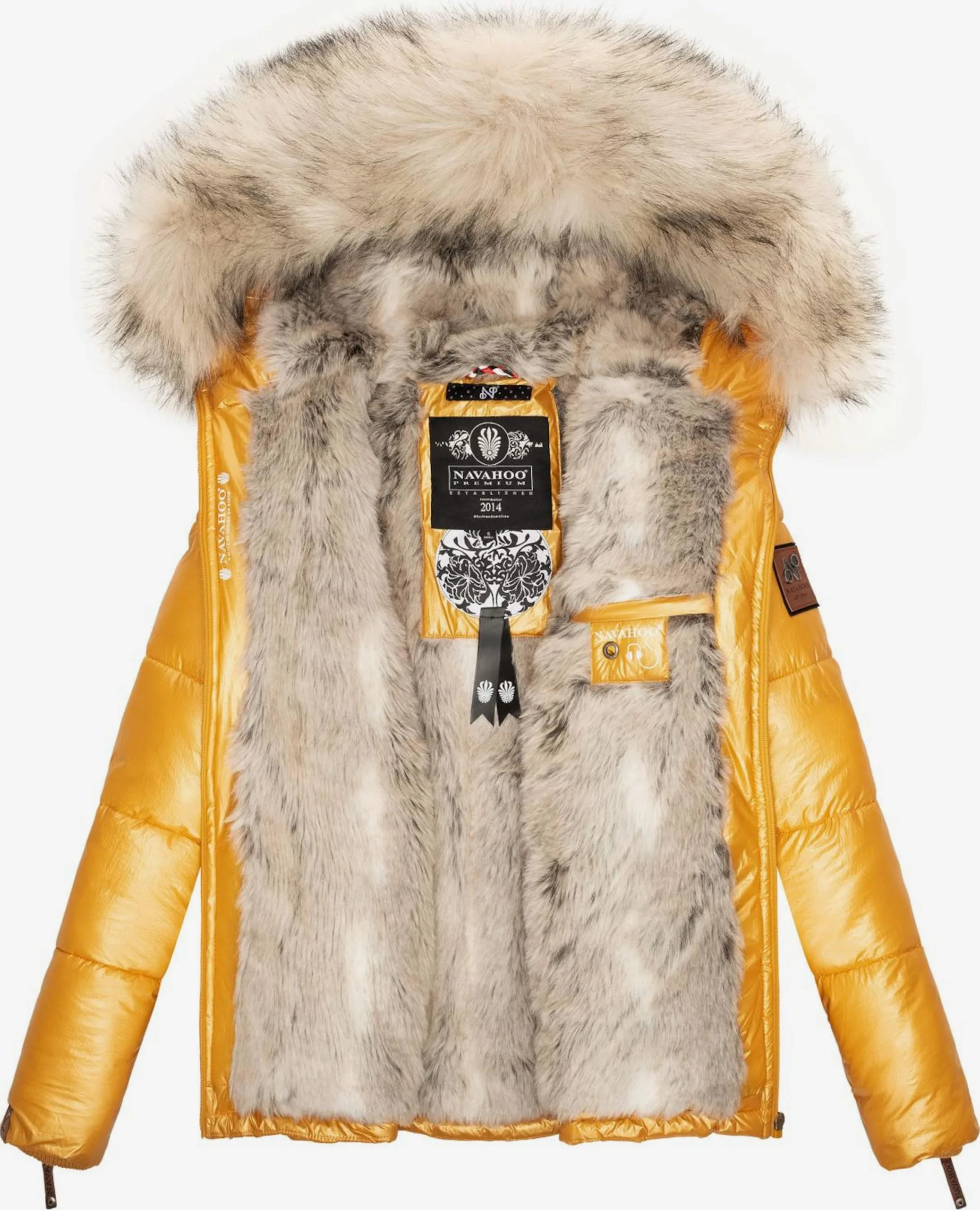 Navahoo Winterjassen Winterjas Tikunaa Dames Geel 5 Navahoo Winterjassen Winterjas Tikunaa Dames Geel - Afbeelding 5