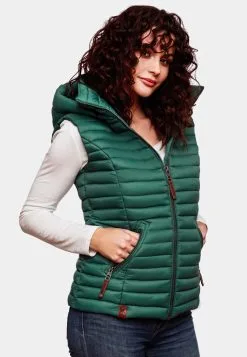 Navahoo Bodywarmers Bodywarmer Shadaa Dames Donkergroen -Tussen Trend Verkoopwinkel 16788a157eb60a5ec445c13f9699f5c0