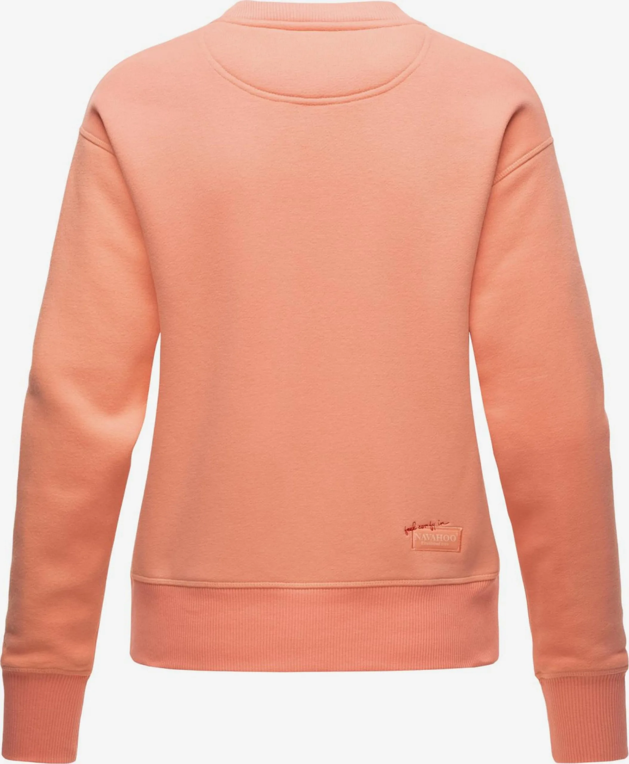 Navahoo Sweatshirts Sweatshirt Dames Abrikoos 3 Navahoo Sweatshirts Sweatshirt Dames Abrikoos - Afbeelding 3