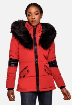 Navahoo Winterjassen Winterjas Nirvana Dames Rood -Tussen Trend Verkoopwinkel 1bdd21fca433df7041290f3f932a3a98