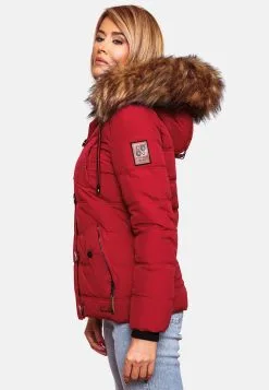 Navahoo Winterjassen Winterjas Zoja Dames Rood -Tussen Trend Verkoopwinkel 1e75f3843f4e746df0663a0e77866aed
