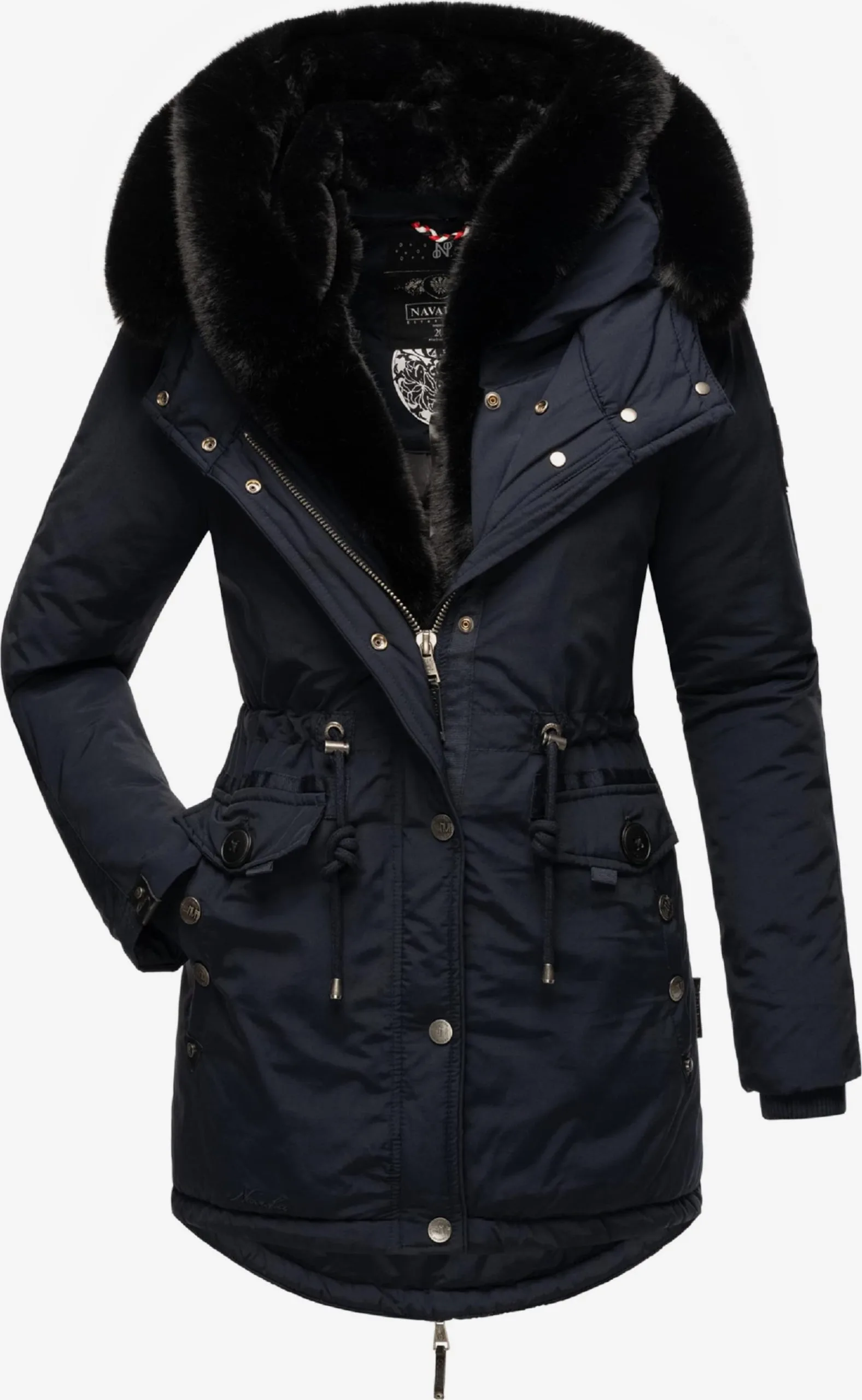 Navahoo Parkas Winterparka Sweety Deluxe Dames Navy 2 Navahoo Parkas Winterparka Sweety Deluxe Dames Navy - Afbeelding 2