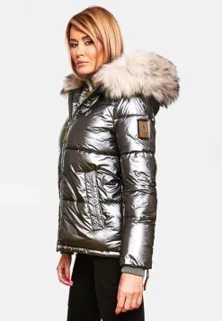 Navahoo Winterjassen Winterjas Tikunaa Dames Antraciet -Tussen Trend Verkoopwinkel 2203ecaca736c59bcbf07c61d7aa1347