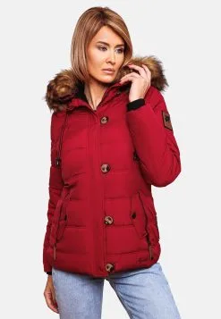 Navahoo Winterjassen Winterjas Zoja Dames Rood -Tussen Trend Verkoopwinkel 24dd849714b691acb6681a2bd671fc5f