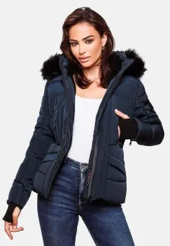 Navahoo Winterjassen Winterjas Adele Dames Donkerblauw -Tussen Trend Verkoopwinkel 276689bbae6a0d3ba023f466699f0237