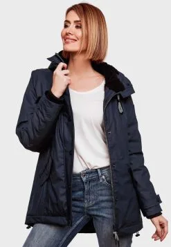 Navahoo Winterjassen Winterjas Lindraa Dames Donkerblauw -Tussen Trend Verkoopwinkel 28361237a292712401a7a2734a3e0439