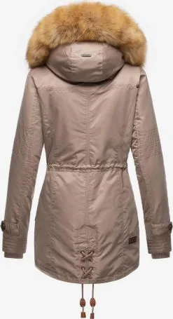 Navahoo Parkas Winterparka La Viva Dames Greige -Tussen Trend Verkoopwinkel 28da3ee98c859f25a7cc411a9f70b5b8