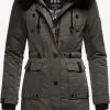 Navahoo Parkas Winterparka Dames Grijs