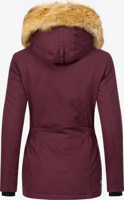 Navahoo Winterjassen Winterjas Laura Dames Bourgogne -Tussen Trend Verkoopwinkel 29e03a992de9a8d23ee160e50199ee78