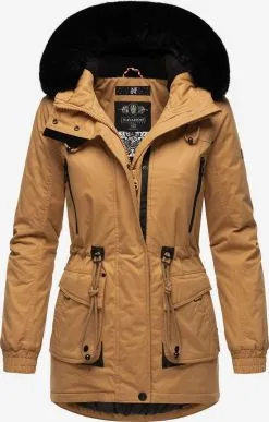 Navahoo Parkas Winterparka Dames Bruin