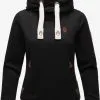 Navahoo Hoodies Sweatshirt Namikaa Dames Zwart