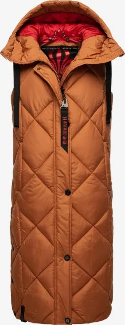 Navahoo Bodywarmers Bodywarmer Schnuckel Dames Cognac -Tussen Trend Verkoopwinkel 300b13b515ae6bc221991abf29c913da