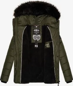 Navahoo Winterjassen Winterjas Zuckerbiene Dames Olijfgroen -Tussen Trend Verkoopwinkel 35fb4d3d92b90efe4c8f126b45eee208