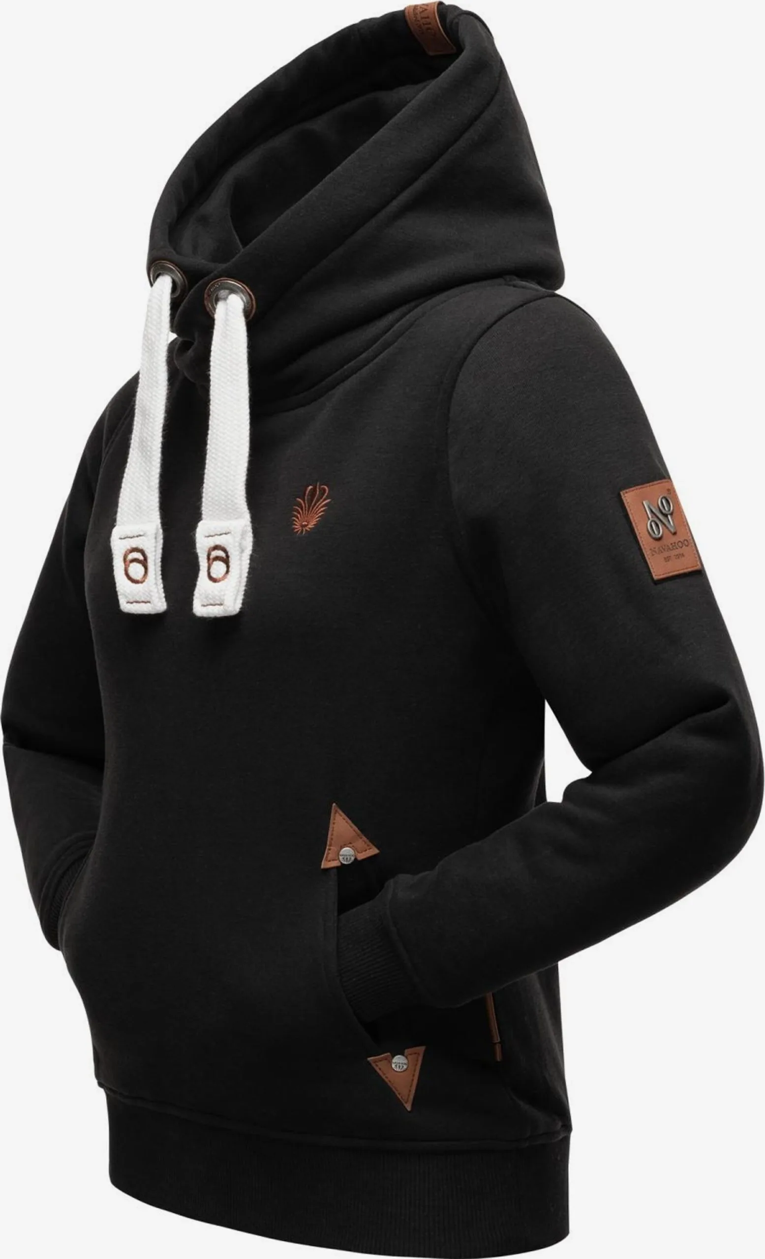 Navahoo Hoodies Sweatshirt Namikaa Dames Zwart 4 Navahoo Hoodies Sweatshirt Namikaa Dames Zwart - Afbeelding 4