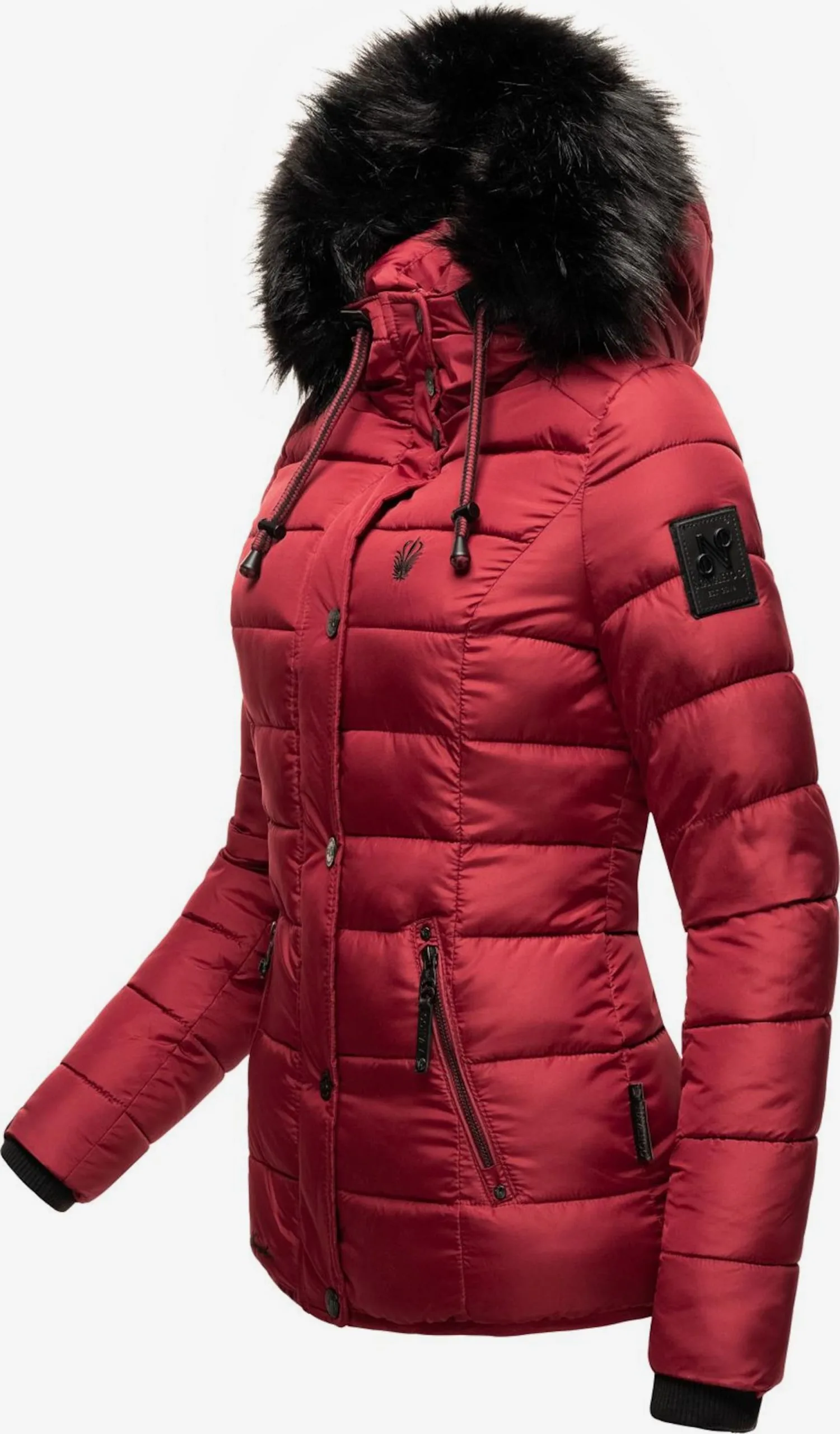Navahoo Winterjassen Winterjas Zuckerbiene Dames Bordeaux 2 Navahoo Winterjassen Winterjas Zuckerbiene Dames Bordeaux - Afbeelding 2