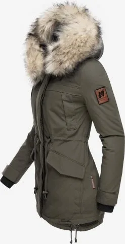 Navahoo Parkas Winterparka Dames Greige -Tussen Trend Verkoopwinkel 40860a939636e21516f962626dc9c41c
