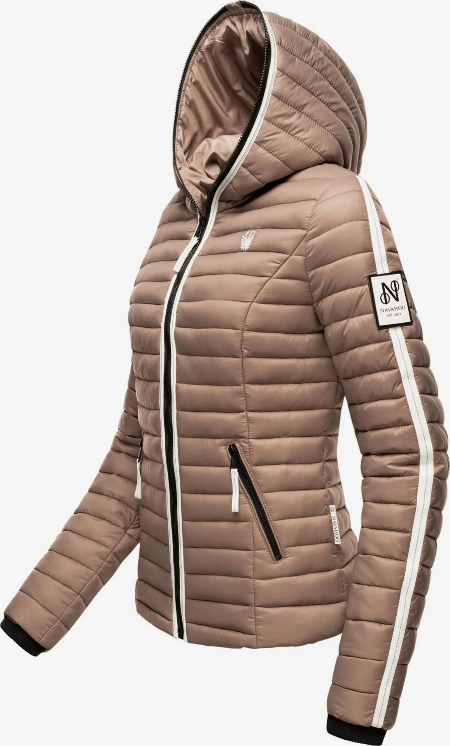 Navahoo Tussenjassen Tussenjas Kimuk Dames Lichtbruin 2 Navahoo Tussenjassen Tussenjas Kimuk Dames Lichtbruin - Afbeelding 2