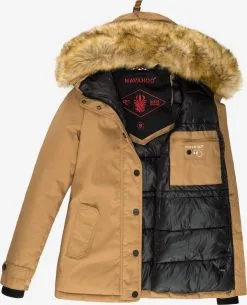 Navahoo Winterjassen Winterjas Laura Dames Sand -Tussen Trend Verkoopwinkel 480dec45c65704f5c17b82aec9172554