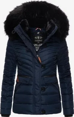 Navahoo Winterjassen Winterjas Wisteriaa Dames Navy