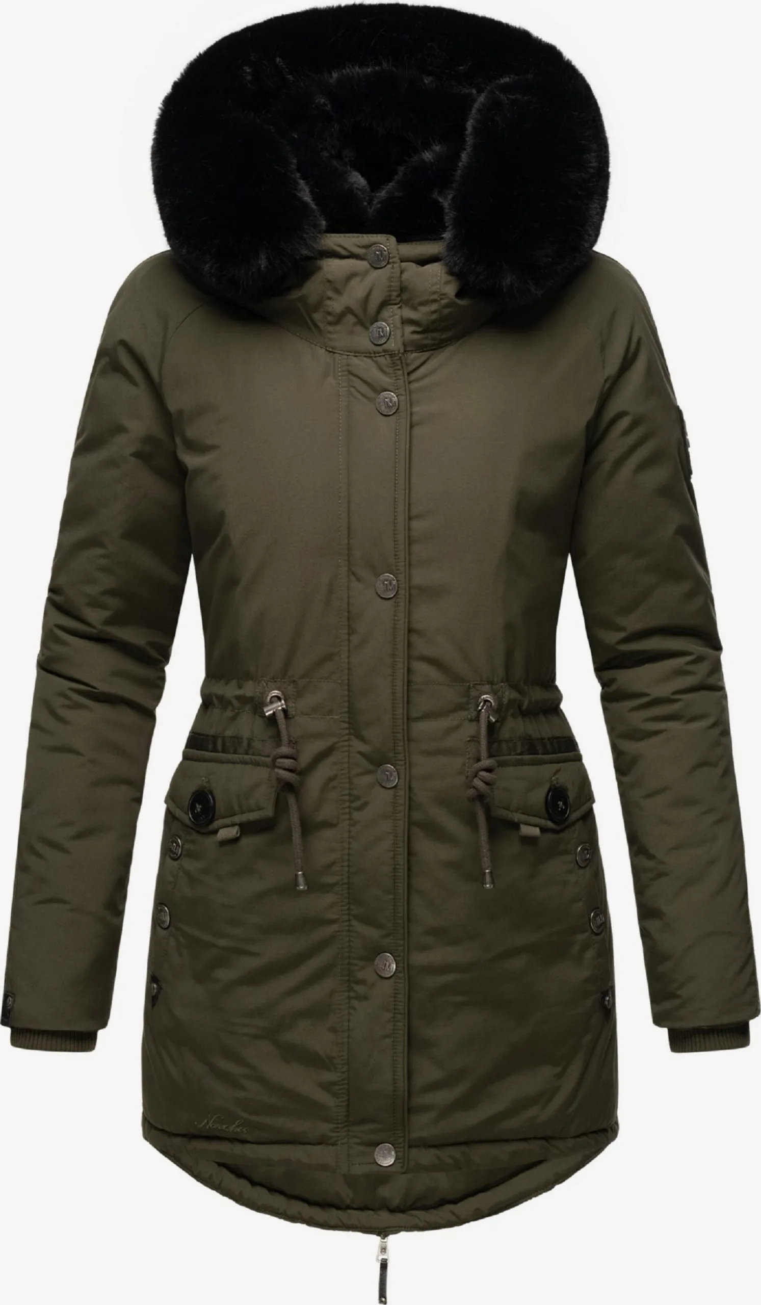Navahoo Parkas Winterparka Sweety Deluxe Dames Kaki 4 Navahoo Parkas Winterparka Sweety Deluxe Dames Kaki - Afbeelding 4