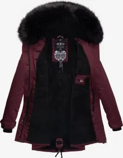 Navahoo Parkas Winterparka Dames Wijnrood -Tussen Trend Verkoopwinkel 4ade53ff485be62603b0436bcb39c12f