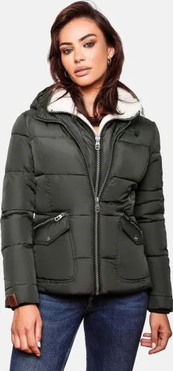 Navahoo Winterjassen Winterjas Megan Dames Antraciet -Tussen Trend Verkoopwinkel 4d8584f023275a56eaefeb899dd4cfbf
