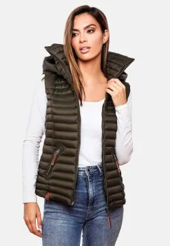 Navahoo Bodywarmers Bodywarmer Shadaa Dames Kaki -Tussen Trend Verkoopwinkel 4dd79ceb88547161a0aff0a888a6f268