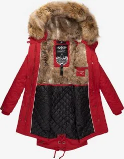 Navahoo Parkas Winterparka Rosinchen Dames Rood -Tussen Trend Verkoopwinkel 4e3c28ac0e9beb6f090dd9c0d63bb91b