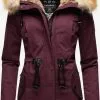 Navahoo Parkas Winterparka Bombii Dames Bordeaux