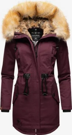 Navahoo Parkas Winterparka Bombii Dames Bordeaux