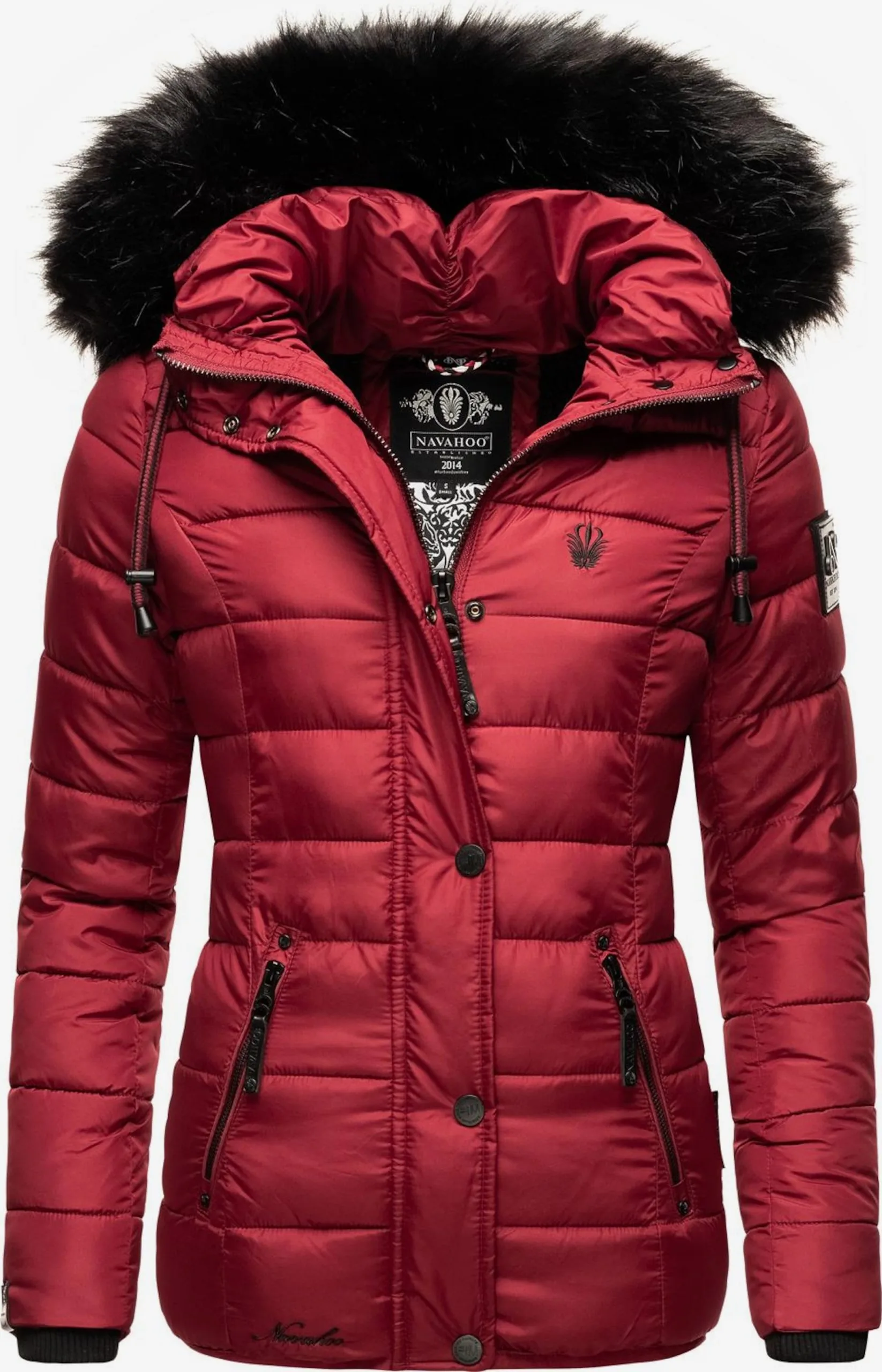 Navahoo Winterjassen Winterjas Zuckerbiene Dames Bordeaux 1 Navahoo Winterjassen Winterjas Zuckerbiene Dames Bordeaux