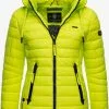 Navahoo Tussenjassen Tussenjas Lulana Dames Neongroen