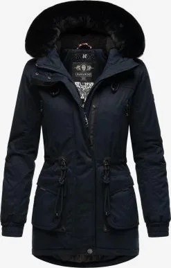 Navahoo Parkas Winterparka Dames Navy -Tussen Trend Verkoopwinkel 55c1b96229bb53c750e66bc4e9b9ac83