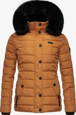 Navahoo Winterjassen Winterjas Milianaa Dames Donkergeel -Tussen Trend Verkoopwinkel 5aa982f6e73f34227db576ed522c4bb3