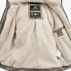 Navahoo Winterjassen Winterjas Megan Dames Beige -Tussen Trend Verkoopwinkel 5ac9c09a40aab983fa831892936df56e