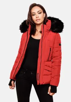 Navahoo Winterjassen Winterjas Adele Dames Rood -Tussen Trend Verkoopwinkel 5b2e9fa1d528d5fc76e60e30af837f9a