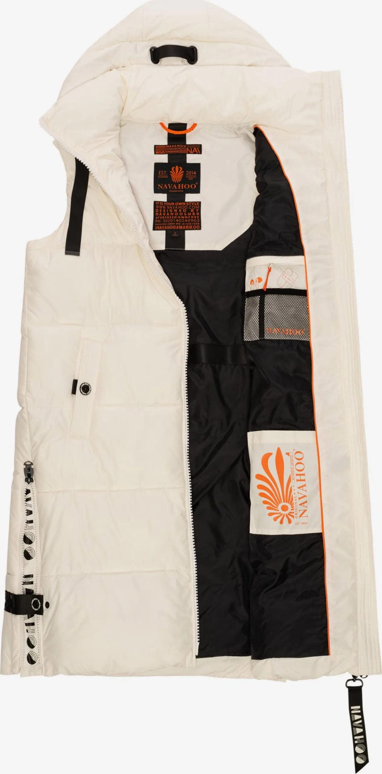 Navahoo Bodywarmers Bodywarmer Dames Wit 5 Navahoo Bodywarmers Bodywarmer Dames Wit - Afbeelding 5