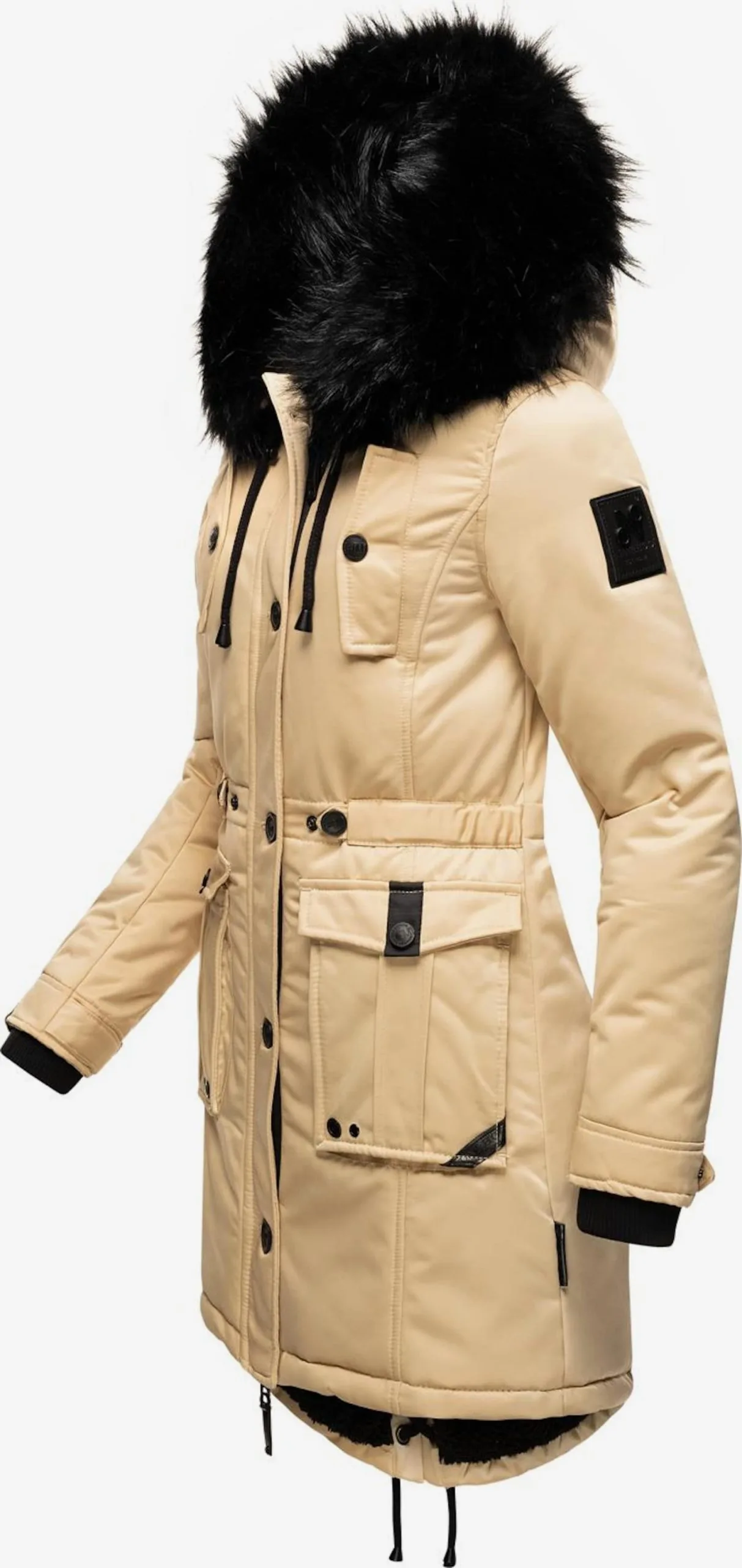 Navahoo Parkas Winterparka Luluna Dames Beige 2 Navahoo Parkas Winterparka Luluna Dames Beige - Afbeelding 2